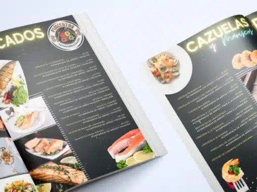 Restaurante pimientos – diseño de menu Restaurante pimientos – diseño de menu