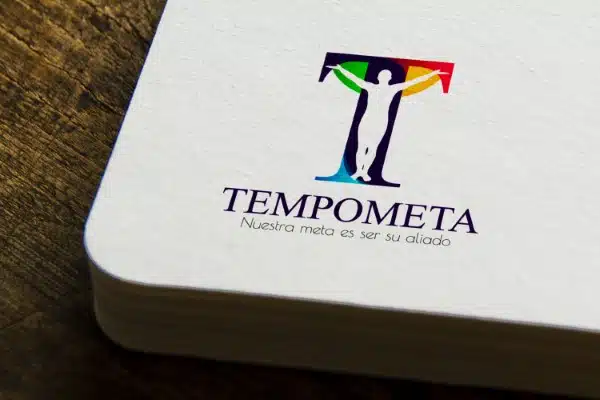 Diseño de logo marca tempometa 2020 en colombia villavicencio empresa temporal