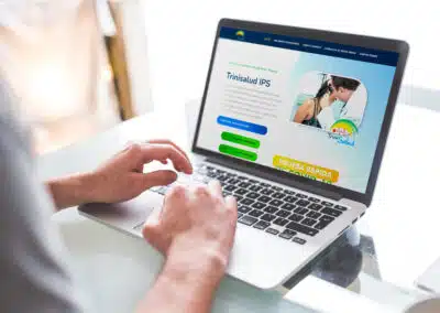 diseño de pagina web en Yopal para trinisalud ips eclinica