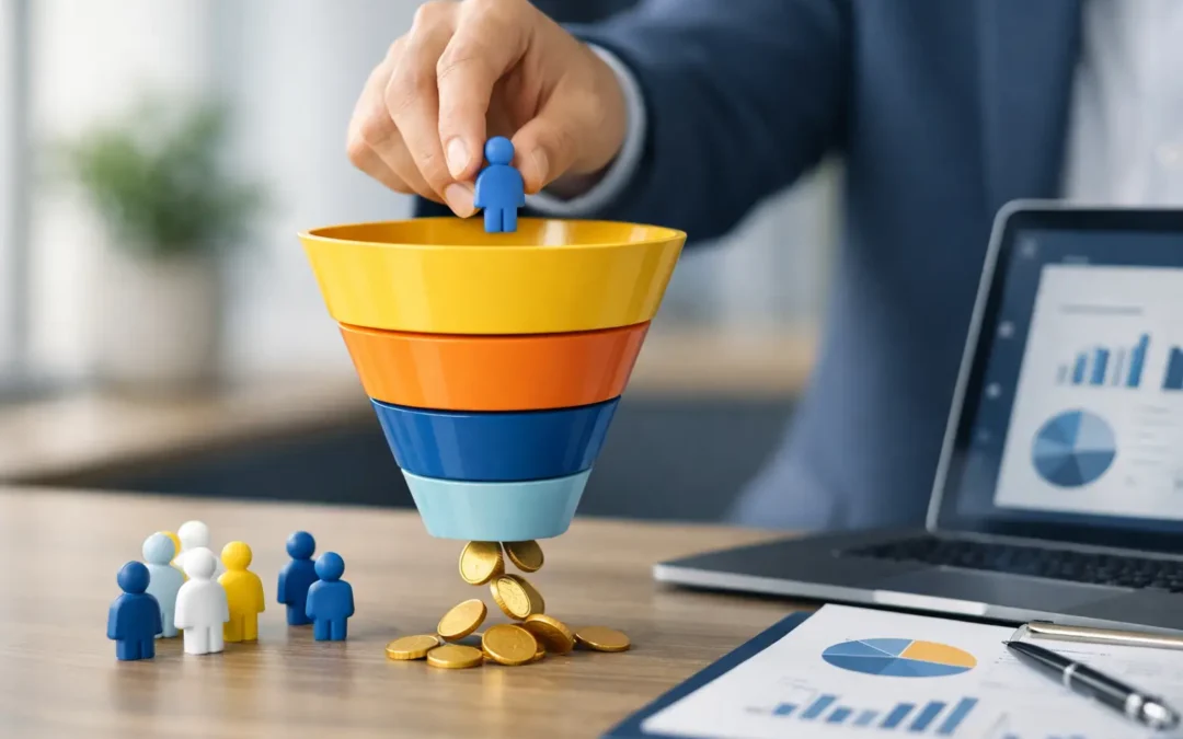 Embudo de ventas para servicios que sí vende