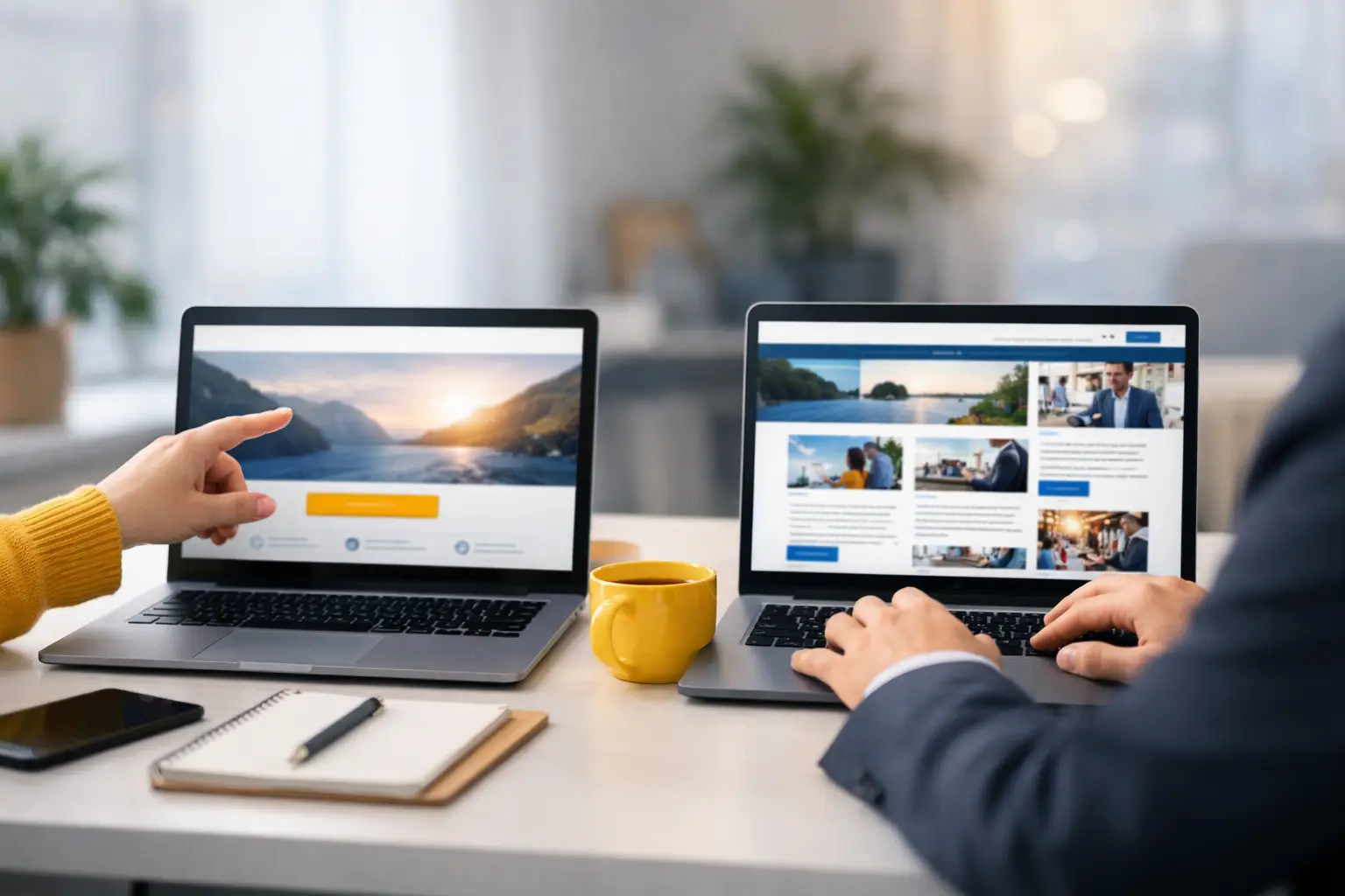 Landing page o sitio web: cuál le conviene